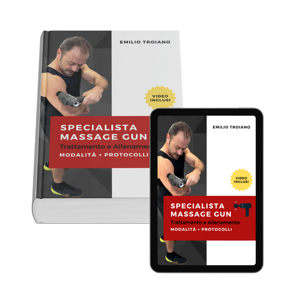 Libro "Specialista Massage Gun - Trattamento e Allenamento" (archivio video degli esercizi)